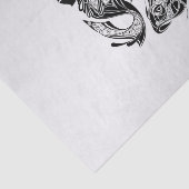Papier Mousseline Poisson Symbole et signe Zodiac Poisson (Détail)