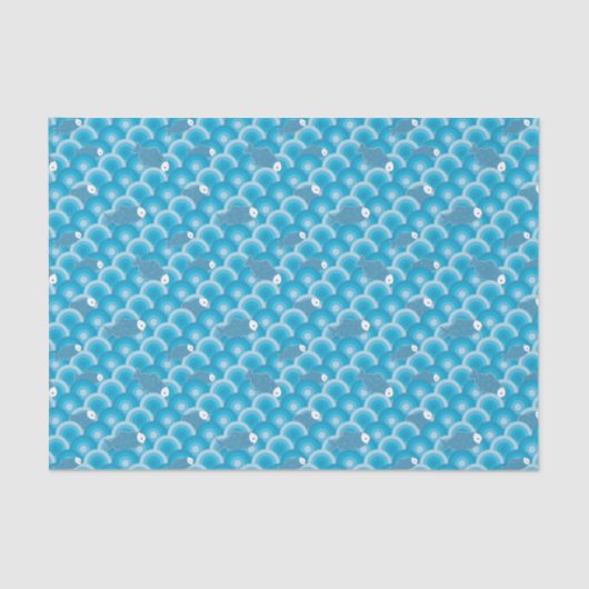 Papier Mousseline Poissons (Recto)