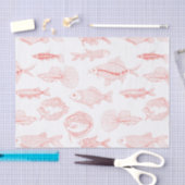 Papier Mousseline Poissons (Artisanat)