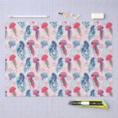 Papier Mousseline Poissons de gelée colorée (Artisanat)