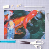 Papier Mousseline Poissons de Koi (Artisanat)