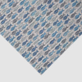 Papier Mousseline Poissons de toile (Détail)