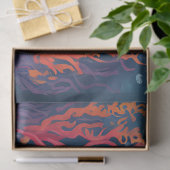 Papier Mousseline Poissons Tropicaux Vibrants (Cadeau)