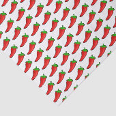 Papier Mousseline Poivrons de piment rouge (Détail)