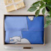 Papier Mousseline Polar Bear Mom and Cub Peinture - Wildlife Art (Cadeau)