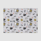 Papier Mousseline Police Themed Policeman Cop Pattern (Recto)