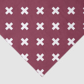 Papier Mousseline Polka blanche croise sur mûrier (Détail)