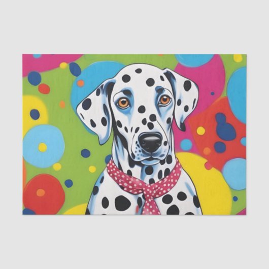 Papier Mousseline Polka Dot Dreams Dalmatien (Recto)