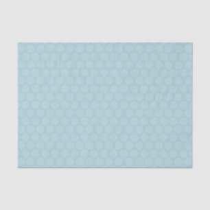 Papier Mousseline Polka Dot Ocean Blue