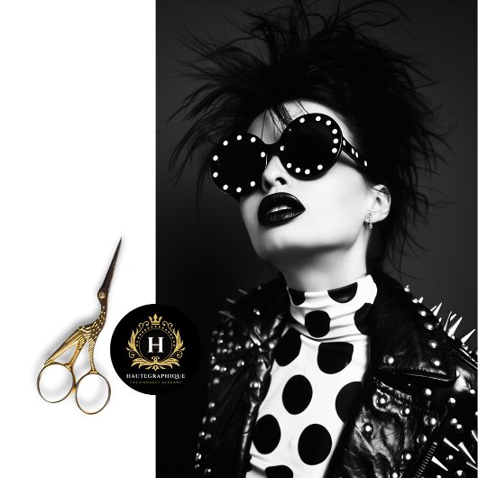 Papier Mousseline Polka Dot Punk Rock Glam Decoupage