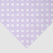Papier Mousseline polka dots in  soft lavender (Détail)