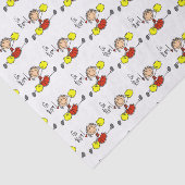 Papier Mousseline Pom-pom girl de l'équipe Red Go (Détail)