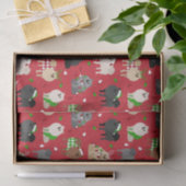 Papier Mousseline Poméraniens de Noël (Cadeau)