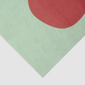 Papier Mousseline pomme rouge (Détail)