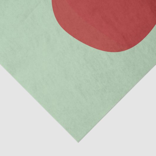 Papier Mousseline pomme rouge (Détail)