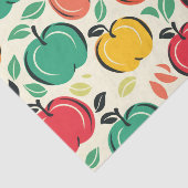 Papier Mousseline Pommes et Feuille Galore ! Bonne récolte (Détail)