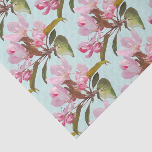 Papier Mousseline Pommes fleuries (Détail)