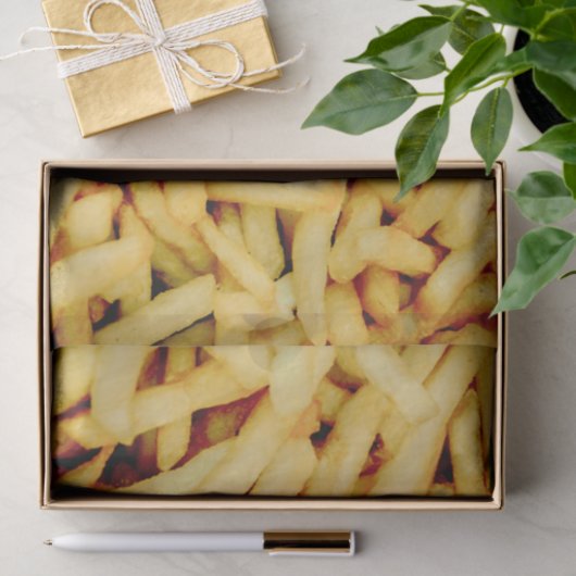 Papier Mousseline Pommes frites (Cadeau)