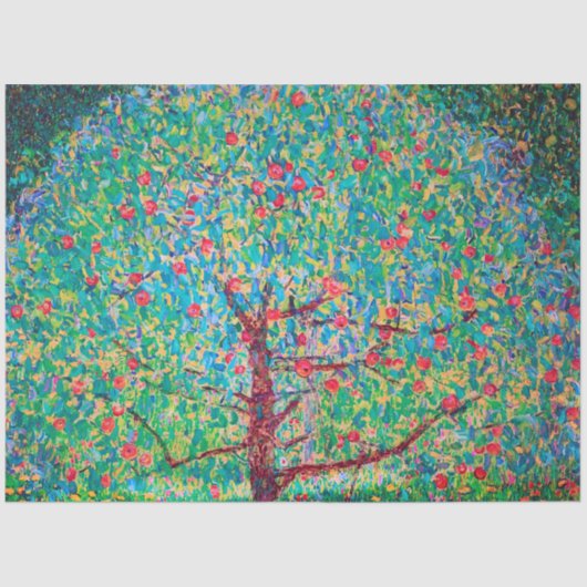 Papier Mousseline Pommier, Gustav Klimt (Recto)