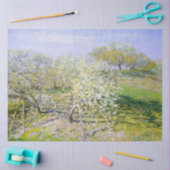 Papier Mousseline Pommiers en fleurs (par Claude Monet) (Artisanat)