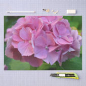 Papier Mousseline Pompée rose Hydrangea Hortensia Fleur (Artisanat)