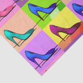 Papier Mousseline Pompes de Stiletto, Poster d'Art à talons hauts (Détail)