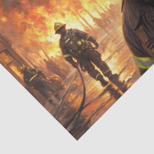 Papier Mousseline Pompier de chien Rottweiler - Découpage - (Détail)