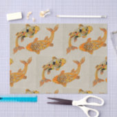 Papier Mousseline Pond de poisson d'or (Artisanat)
