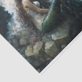 Papier Mousseline Pondering Mermaid (Détail)
