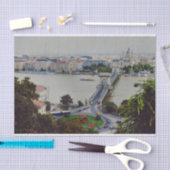 Papier Mousseline Pont à chaînes, Budapest (Artisanat)