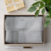 Papier Mousseline Pont Brooklyn sous le brouillard New York (Cadeau)