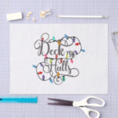 Papier Mousseline pont des halls lumières de Noël (Artisanat)