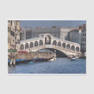 Papier Mousseline Pont du Rialto Venise Italie