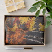 Papier Mousseline Pont forestier d'automne (Cadeau)
