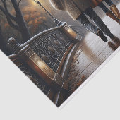 Papier Mousseline Pont romantique Promenade Découpage (Détail)