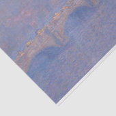 Papier Mousseline Pont Waterloo Effet Soleil Monet Peinture (Détail)
