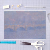 Papier Mousseline Pont Waterloo Effet Soleil Monet Peinture (Artisanat)