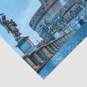 Papier Mousseline Ponte Sant'Angelo at dawn - Rome Italy (Détail)