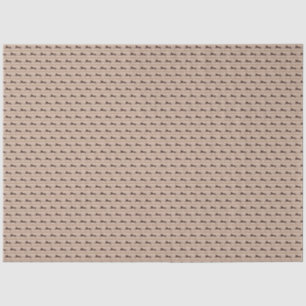 Papier Mousseline Pony sauvage sur Tan Horse Lover