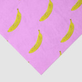 Papier Mousseline Pop Art Banana Motif (Détail)