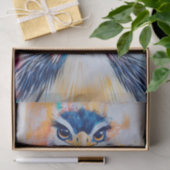 Papier Mousseline Pop Art Bird, Bold & Vibrant DJ2R Decoupage (Cadeau)