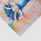 Papier Mousseline Pop Art Bird, Bold & Vibrant DJ2R Decoupage (Détail)