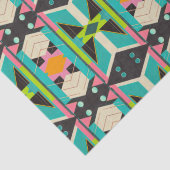 Papier Mousseline Pop Art Déco coloré Abstrait Géométrique moderne (Détail)