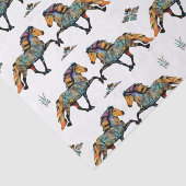 Papier Mousseline Pop Art islandais Cheval  (Détail)