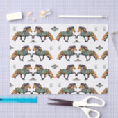 Papier Mousseline Pop Art islandais Cheval  (Artisanat)