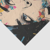 Papier Mousseline PoP Art Queen2.5 (Détail)