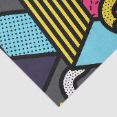 Papier Mousseline Pop Art urbain Lignes et points géométriques Abstr (Détail)