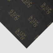 Papier Mousseline Pop Fizz Clink Élégante Typographie (Détail)