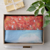 PAPIER MOUSSELINE POPIES EN TOSCANE (Cadeau)