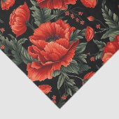 Papier Mousseline Poppies d'aquarelle (Détail)